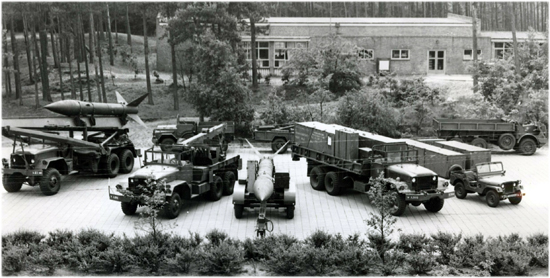Materiaal van de 109 ava